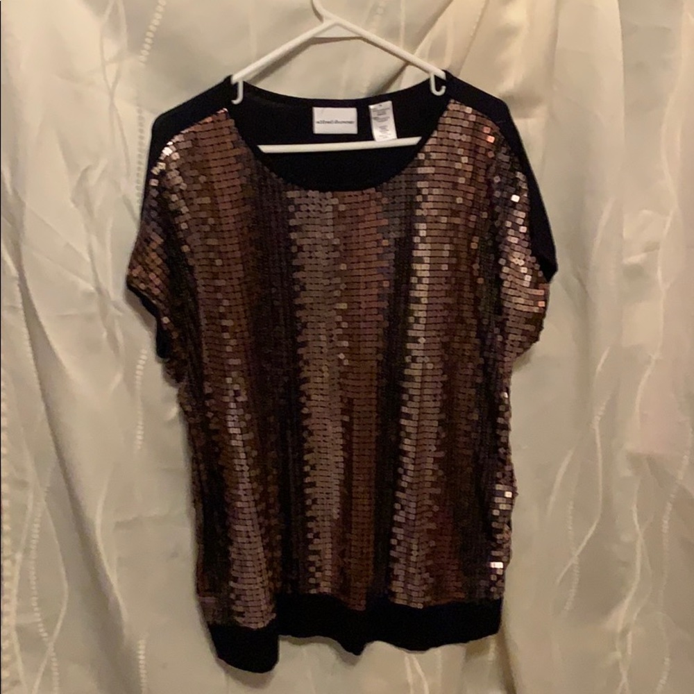Alfred Dunner Sequin Blouse